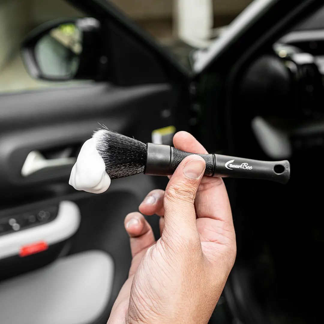 SOFTY Short Pensulă detailing auto cu vârf moale 12 cm 25 mm