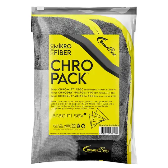 CHROPACK Microfiber Car Wash Kit