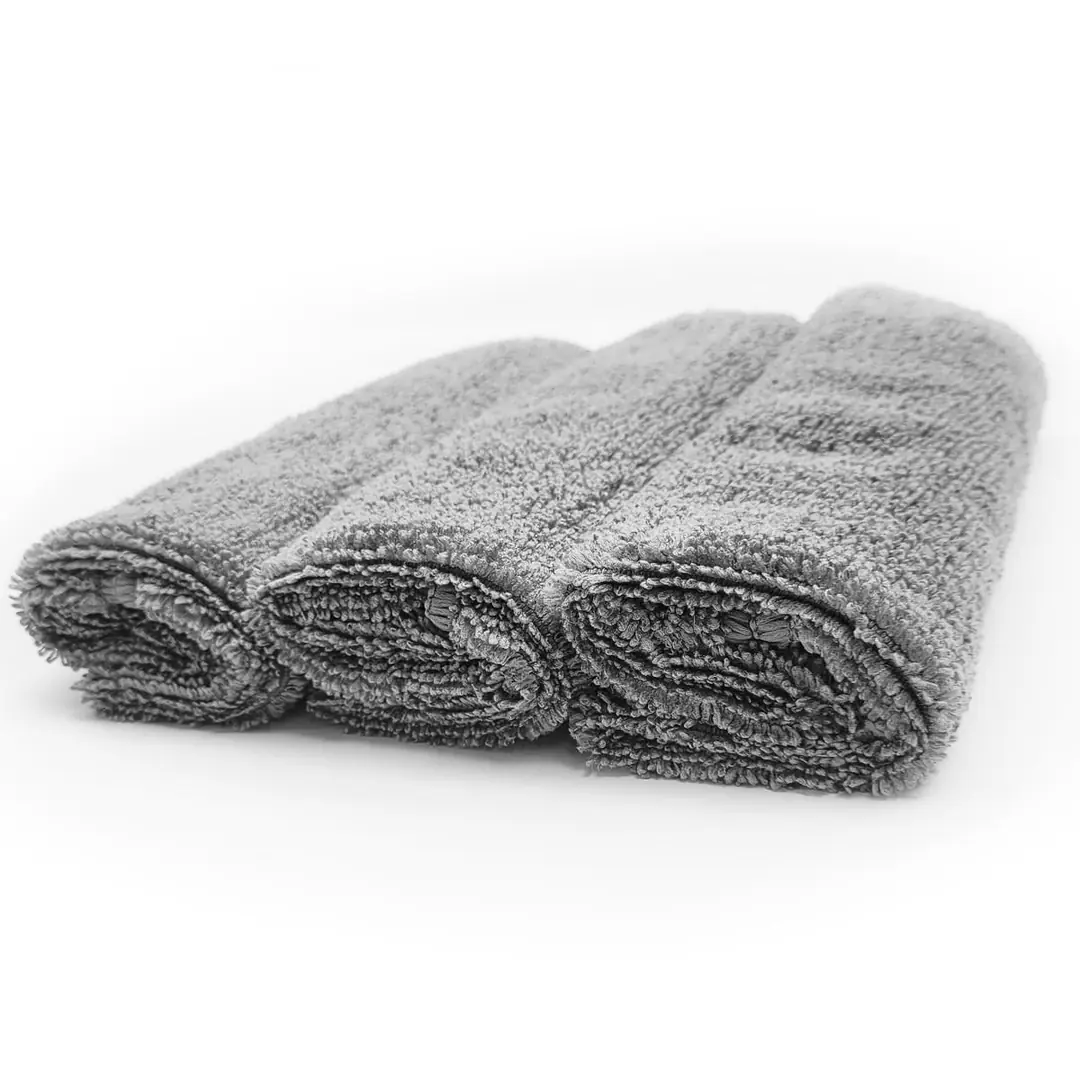 CHROMA 3-Pack Microfiber Car Cleaning Towels 40x40 cm 265 GSM - Anthracite