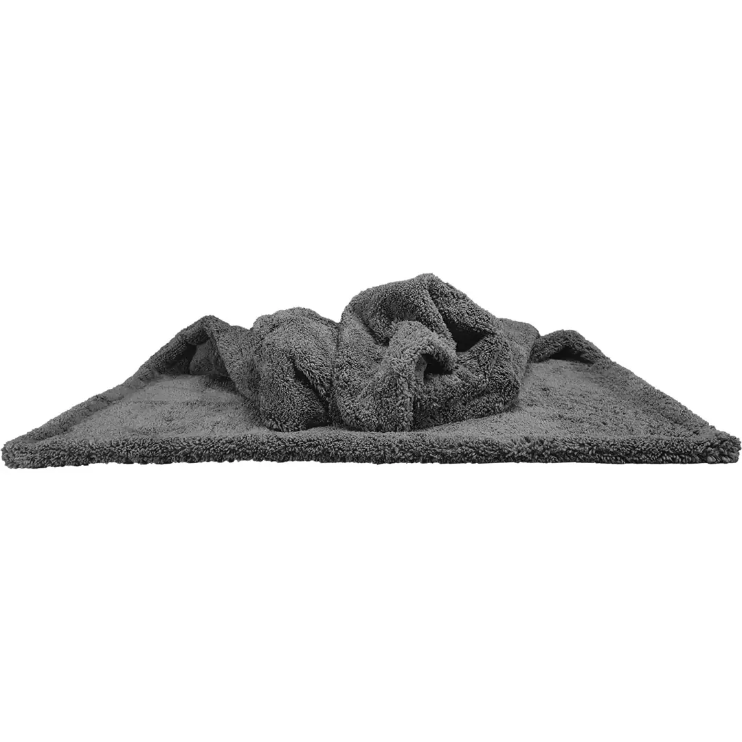 KINGDRY Edgeless Mikrofiber Oto Kurulama Havlusu 60×90 1000gsm – Antrasit