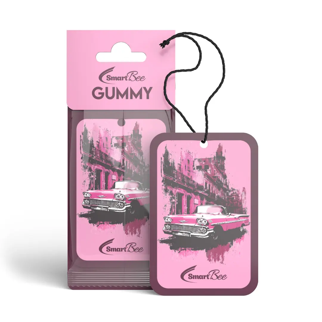 GUMMY Bubblegum Hanging Car Air Freshener
