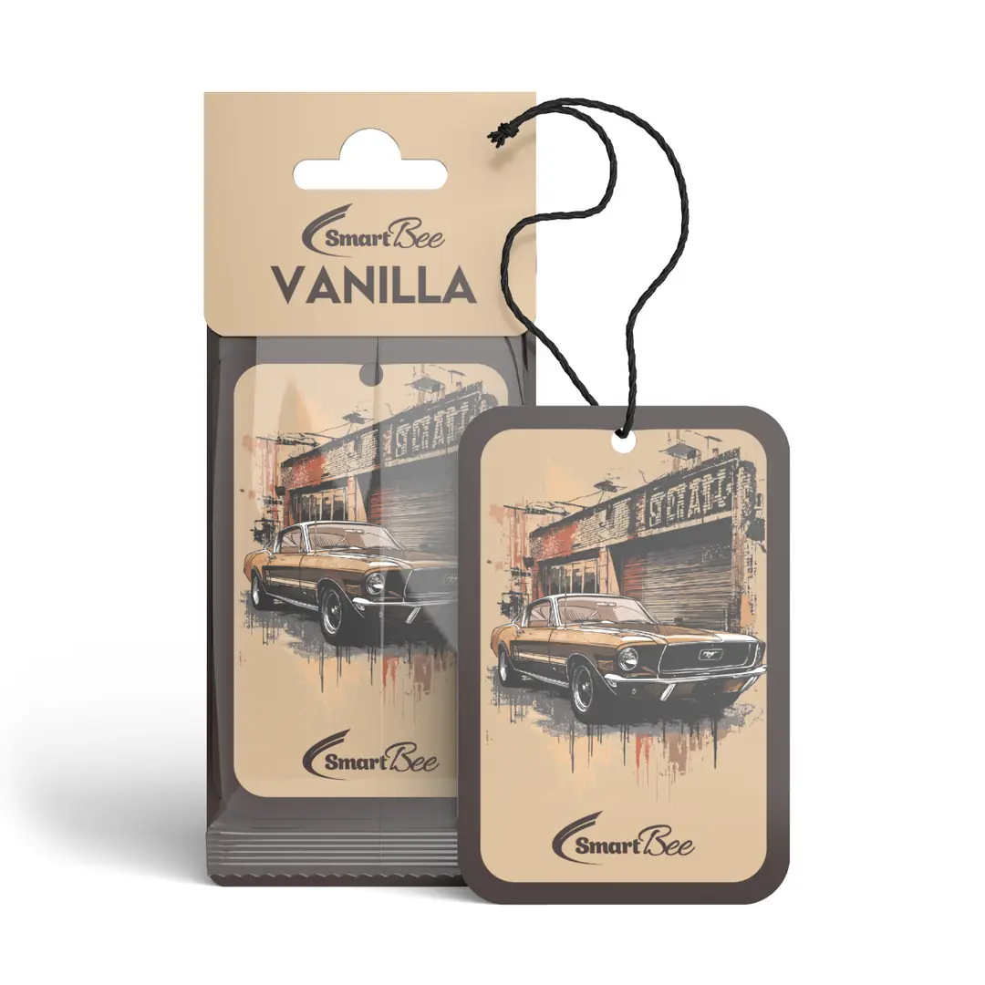 VANILLA Vanilla Hanging Car Air Freshener