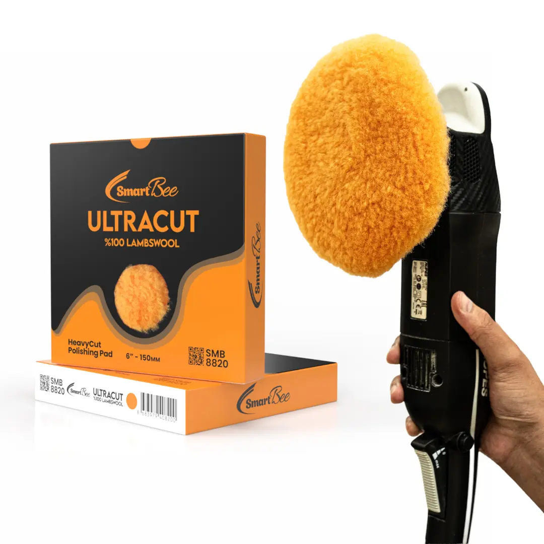 Imagine produs: ULTRA CUT Pad Polish din Blană de Miel 100% - 150 mm