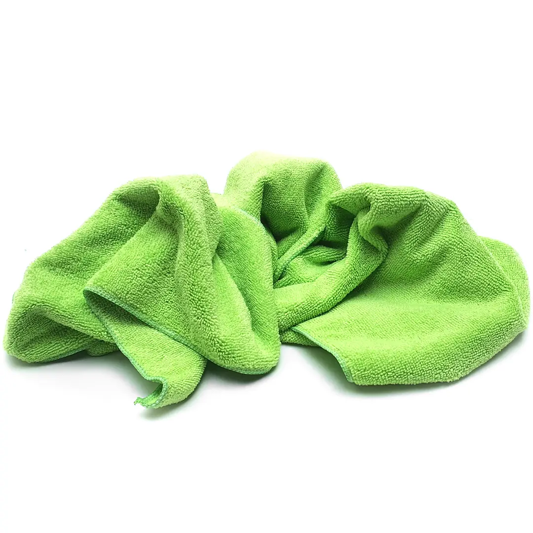 ADAMITE 3-Pack Microfiber Car Cleaning Towels 40x40 cm 265 GSM – Green