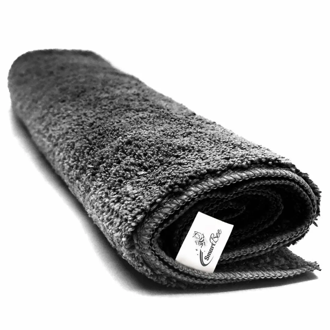 Mikrofiber Çift Yüzlü Araç Kurulama Bezi 40x60cm 440GSM - Antrasit