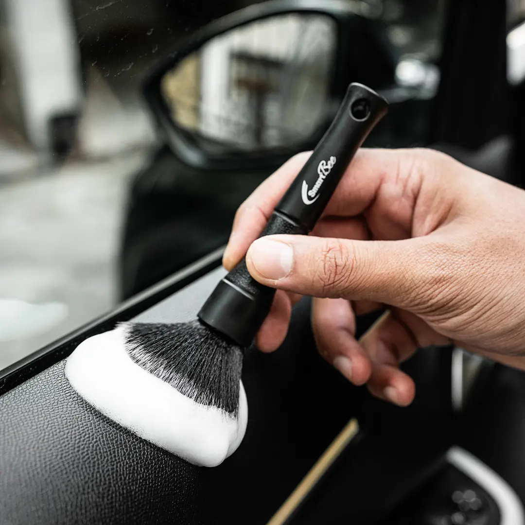 SOFTY Short Pensulă detailing auto cu vârf moale 12 cm 25 mm