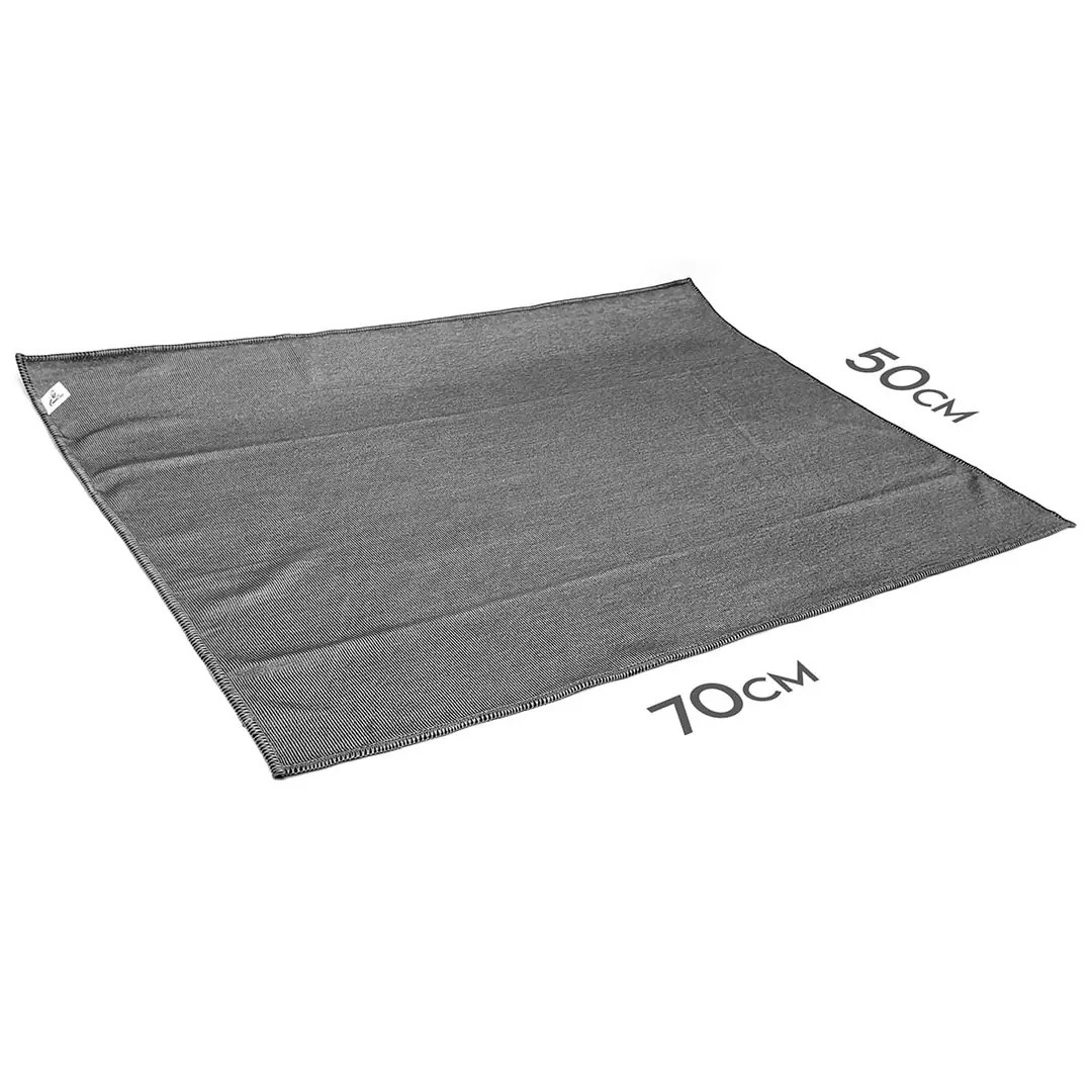 SHINE Thick Microfiber Car Glass Cloth 50×70cm 300GSM – Grey